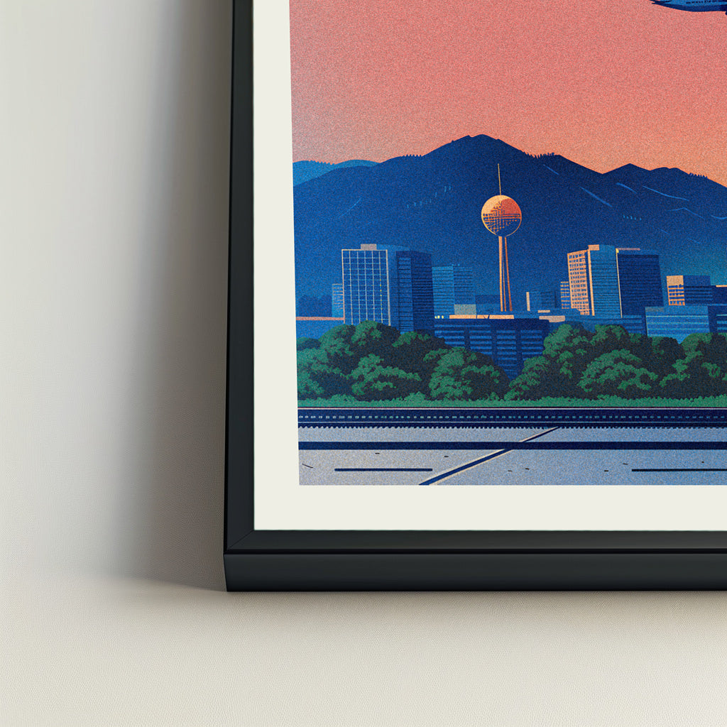 Knoxville city poster mockup 4 - frame not included
