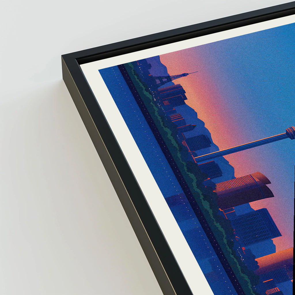 Las Vegas city poster mockup 3 - frame not included