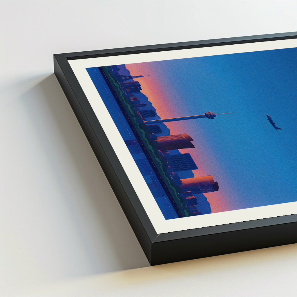 Las Vegas city poster mockup 5 - frame not included