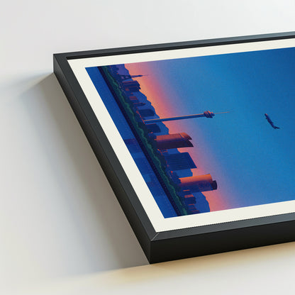 Las Vegas city poster mockup 5 - frame not included