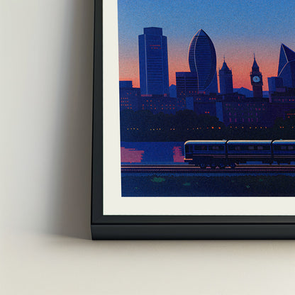 London city poster mockup 4 - frame not included