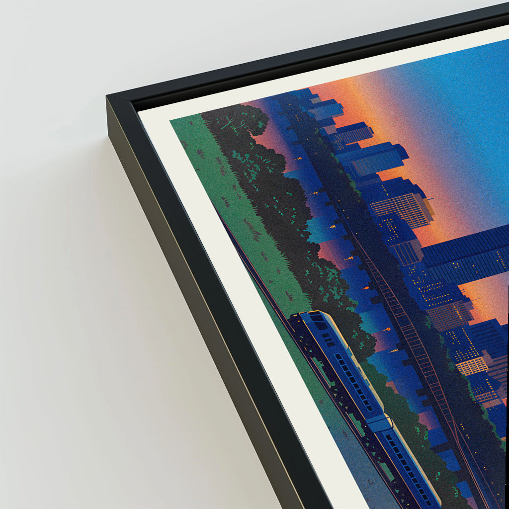 Louisville city poster mockup 3 - frame not included