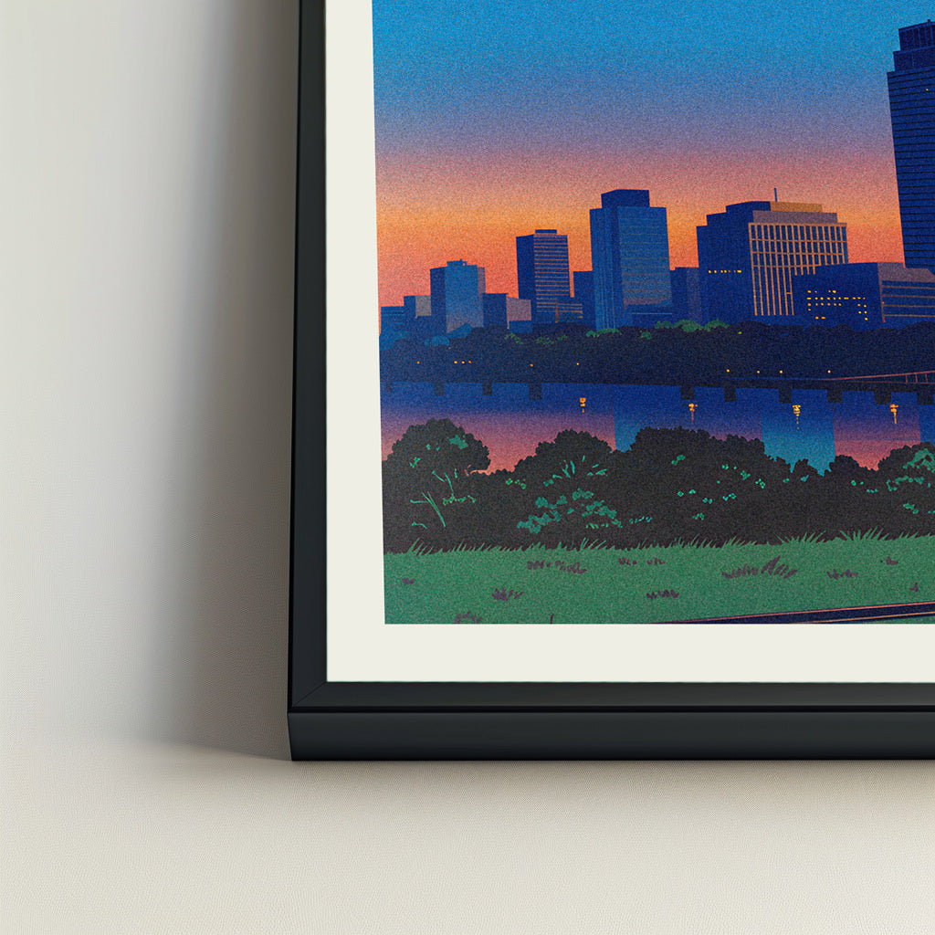 Louisville city poster mockup 4 - frame not included
