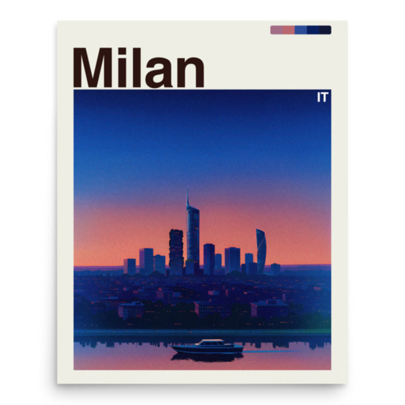 Milan poster