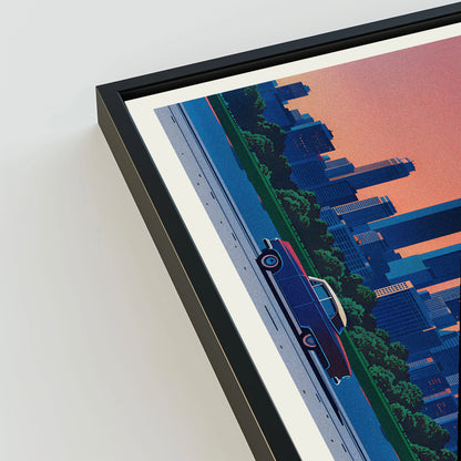 Minneapolis city poster mockup 3 - frame not included