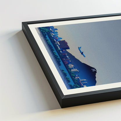 Missoula city poster mockup 5 - frame not included