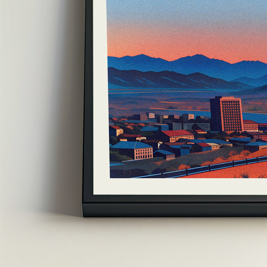 Missoula city poster mockup 4 - frame not included