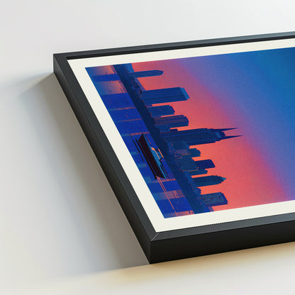 Nashville city poster mockup 5 - frame not included
