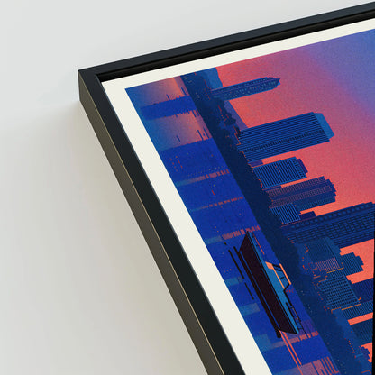 Nashville city poster mockup 3 - frame not included