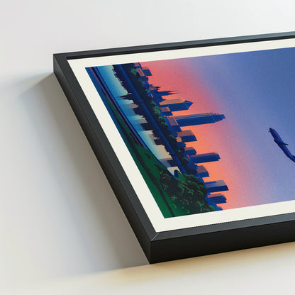 New Orleans city poster mockup 5 - frame not included