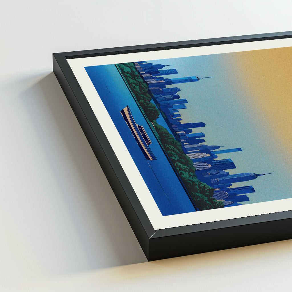 New York city poster mockup 5 - frame not included
