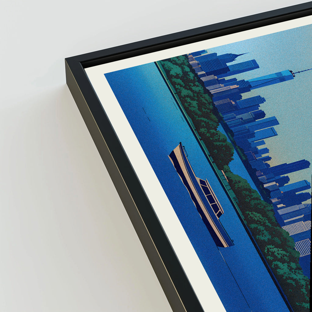 New York city poster mockup 3 - frame not included