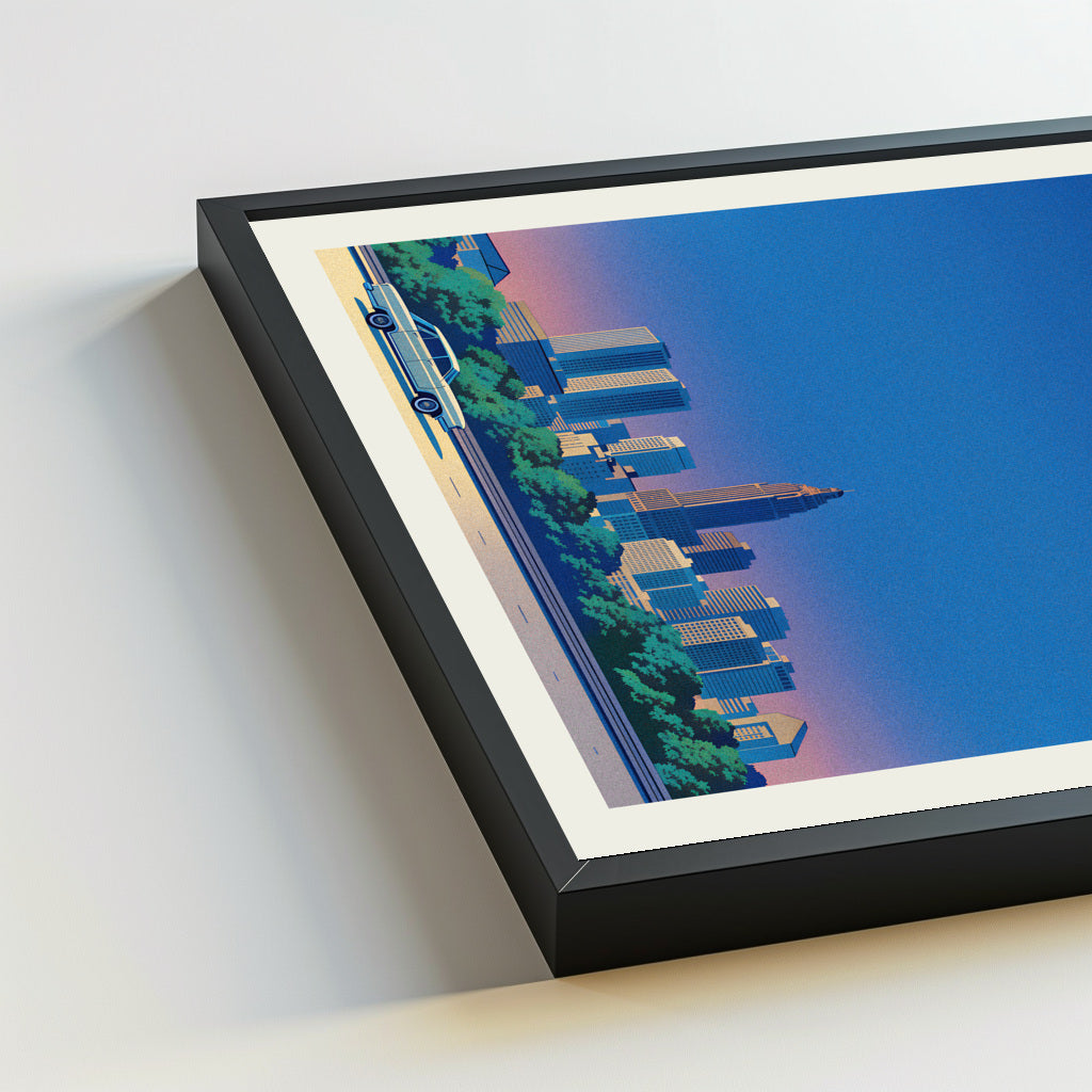 Newark city poster mockup 5 - frame not included
