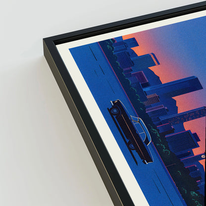 Oakland city poster mockup 3 - frame not included