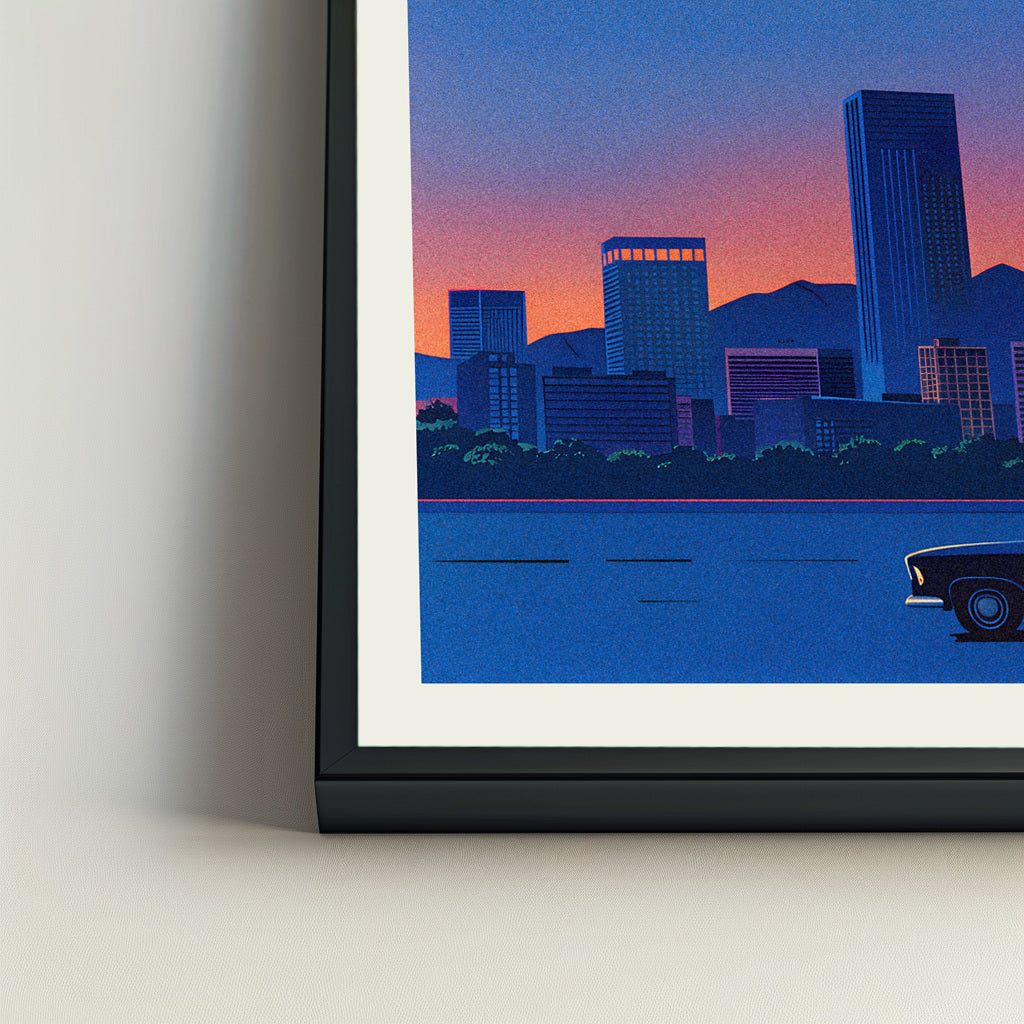 Oakland city poster mockup 4 - frame not included