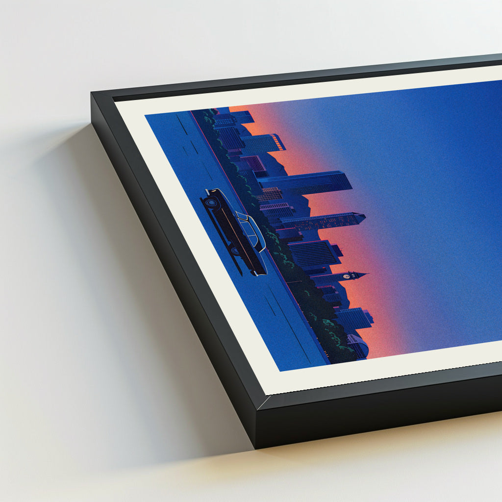 Oakland city poster mockup 5 - frame not included