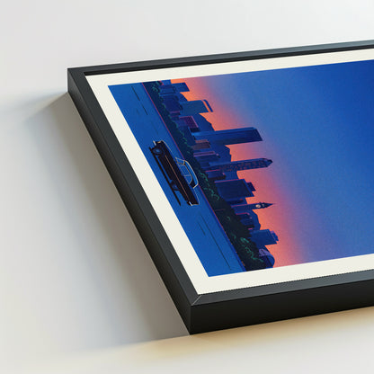 Oakland city poster mockup 5 - frame not included