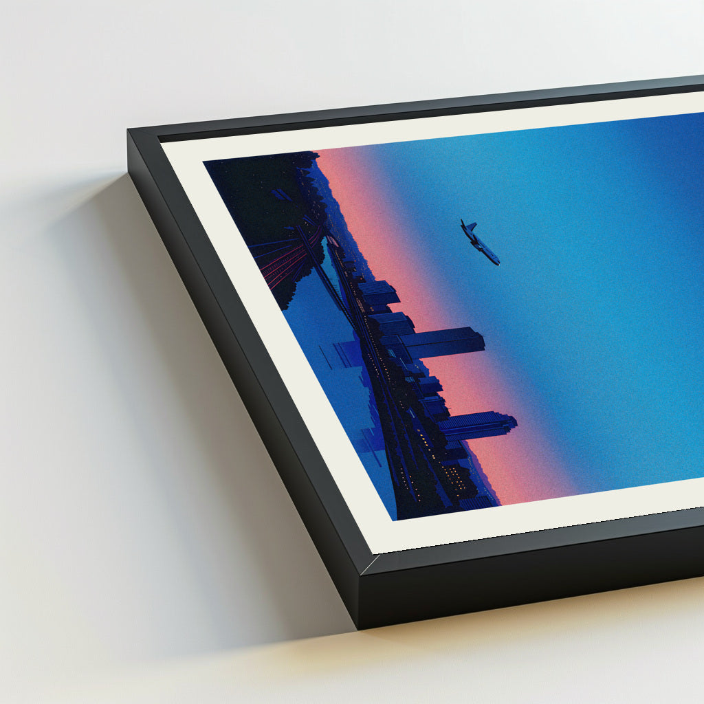 Omaha city poster mockup 5 - frame not included