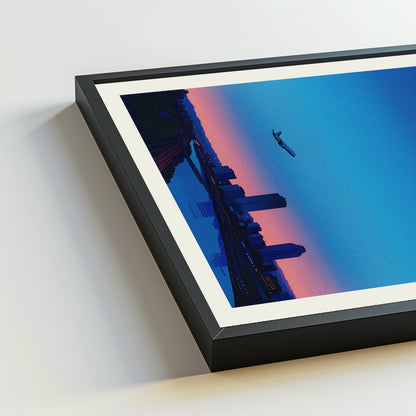 Omaha city poster mockup 5 - frame not included