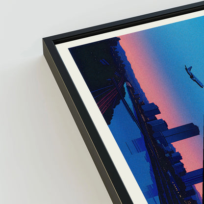 Omaha city poster mockup 3 - frame not included