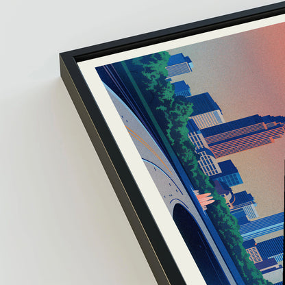 Orlando city poster mockup 3 - frame not included