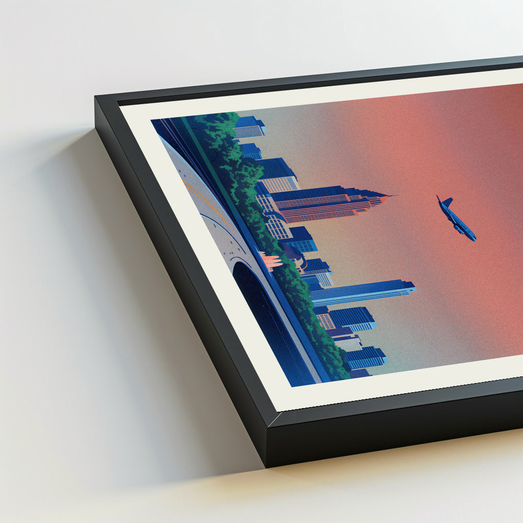 Orlando city poster mockup 5 - frame not included