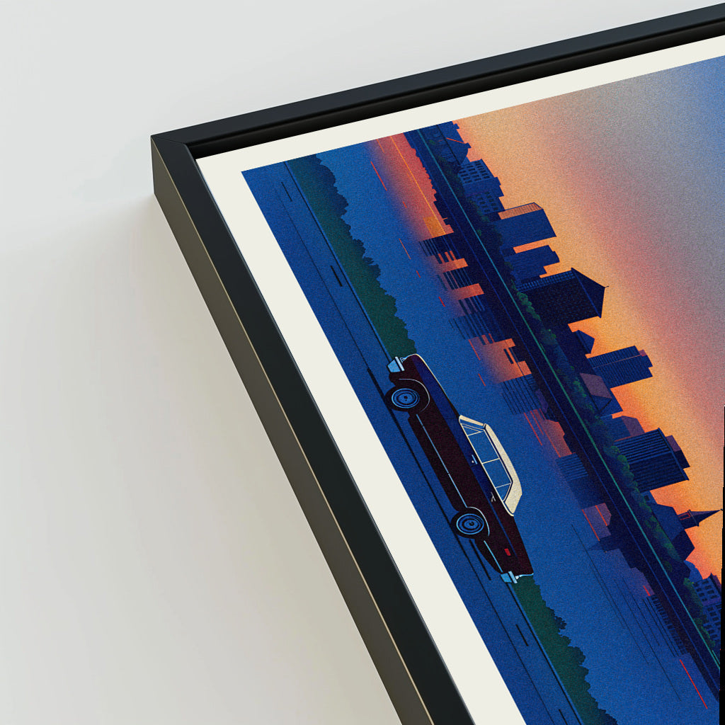 Pensacola city poster mockup 3 - frame not included