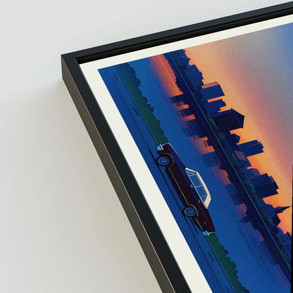 Pensacola city poster mockup 3 - frame not included