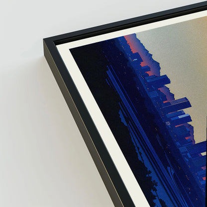 Phoenix city poster mockup 3 - frame not included