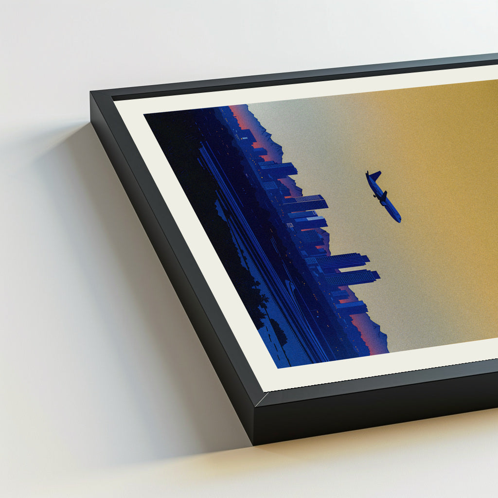Phoenix city poster mockup 5 - frame not included