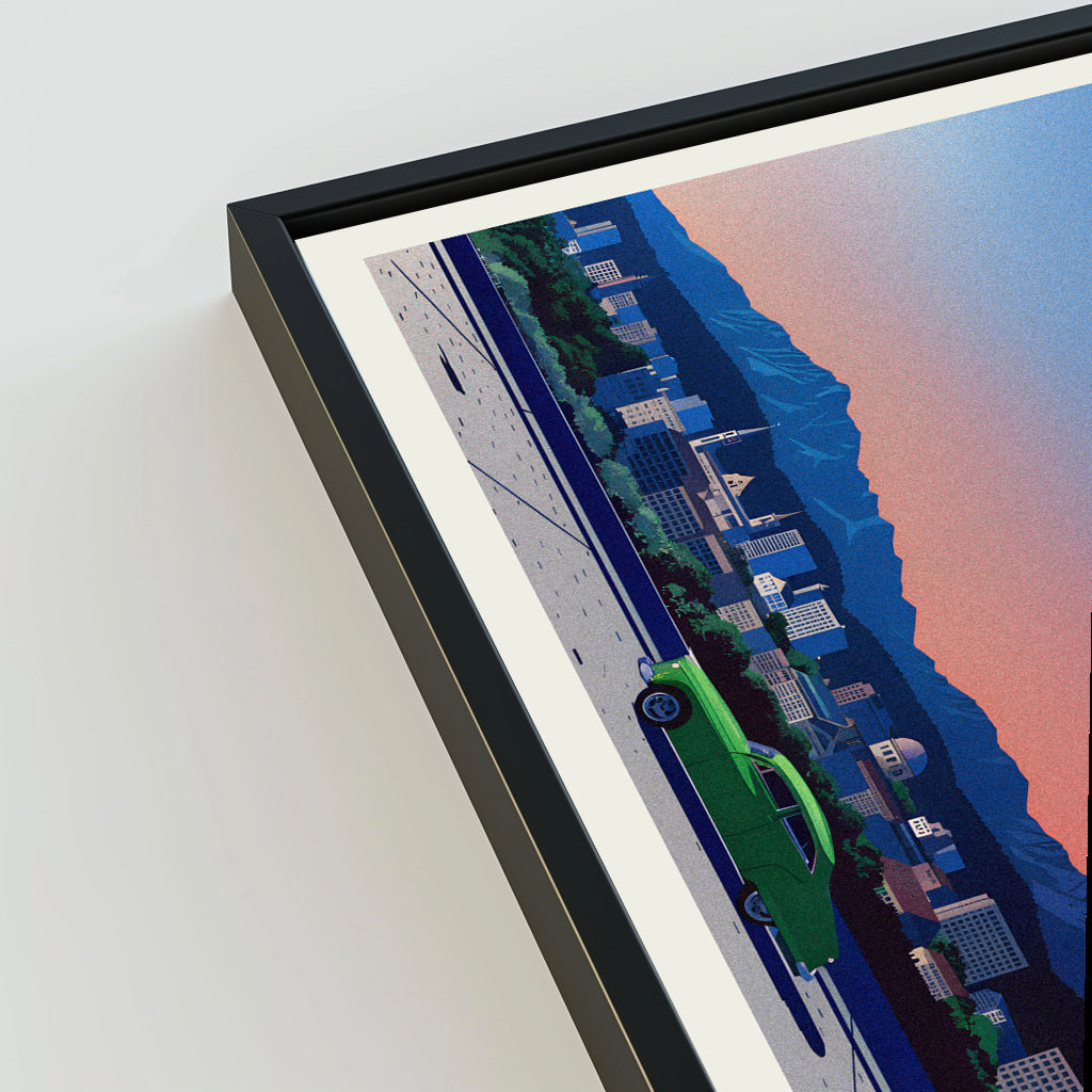 Provo city poster mockup 3 - frame not included