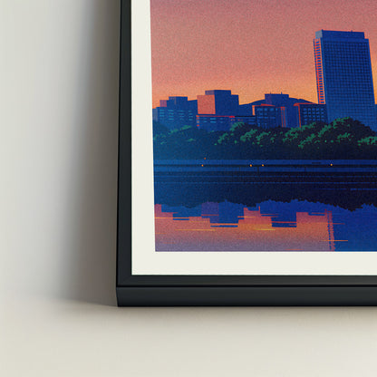 Richmond city poster mockup 4 - frame not included