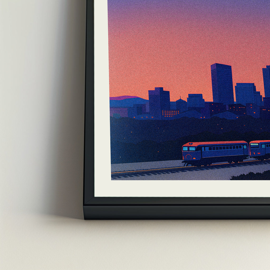 Riyadh city poster mockup 4 - frame not included