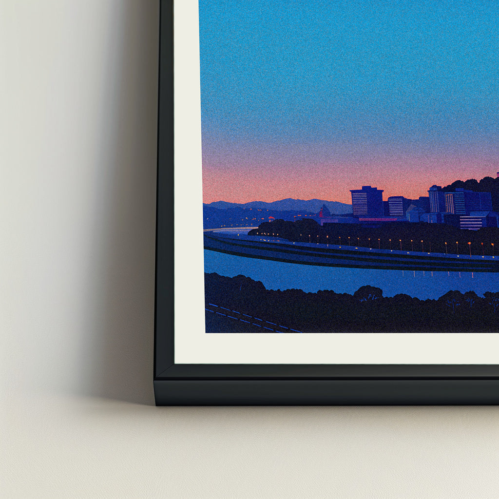 Saint Paul city poster mockup 4 - frame not included