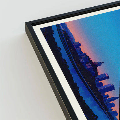 Saint Paul city poster mockup 3 - frame not included