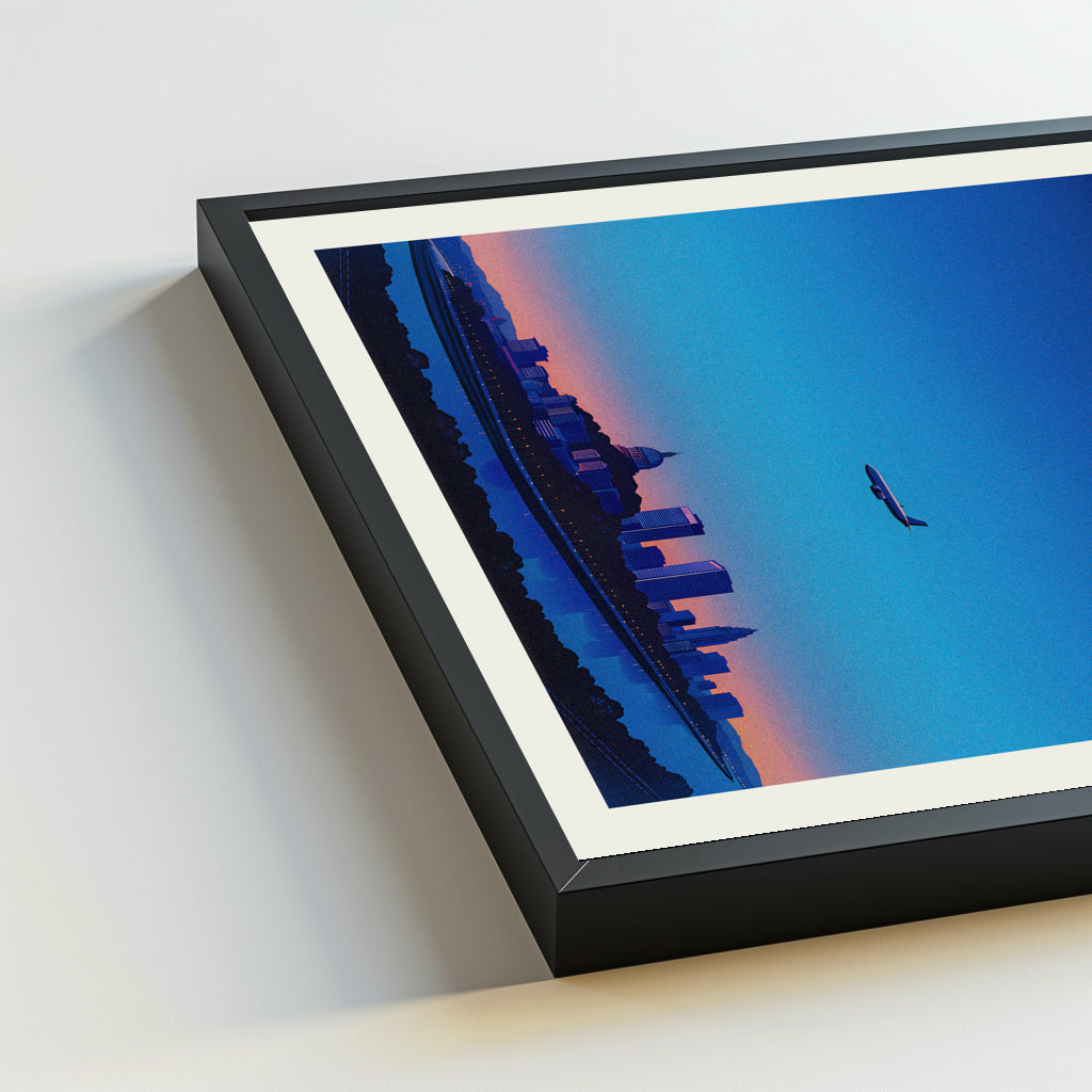 Saint Paul city poster mockup 5 - frame not included