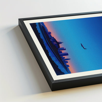 Saint Paul city poster mockup 5 - frame not included
