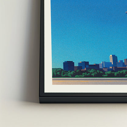 Salem city poster mockup 4 - frame not included