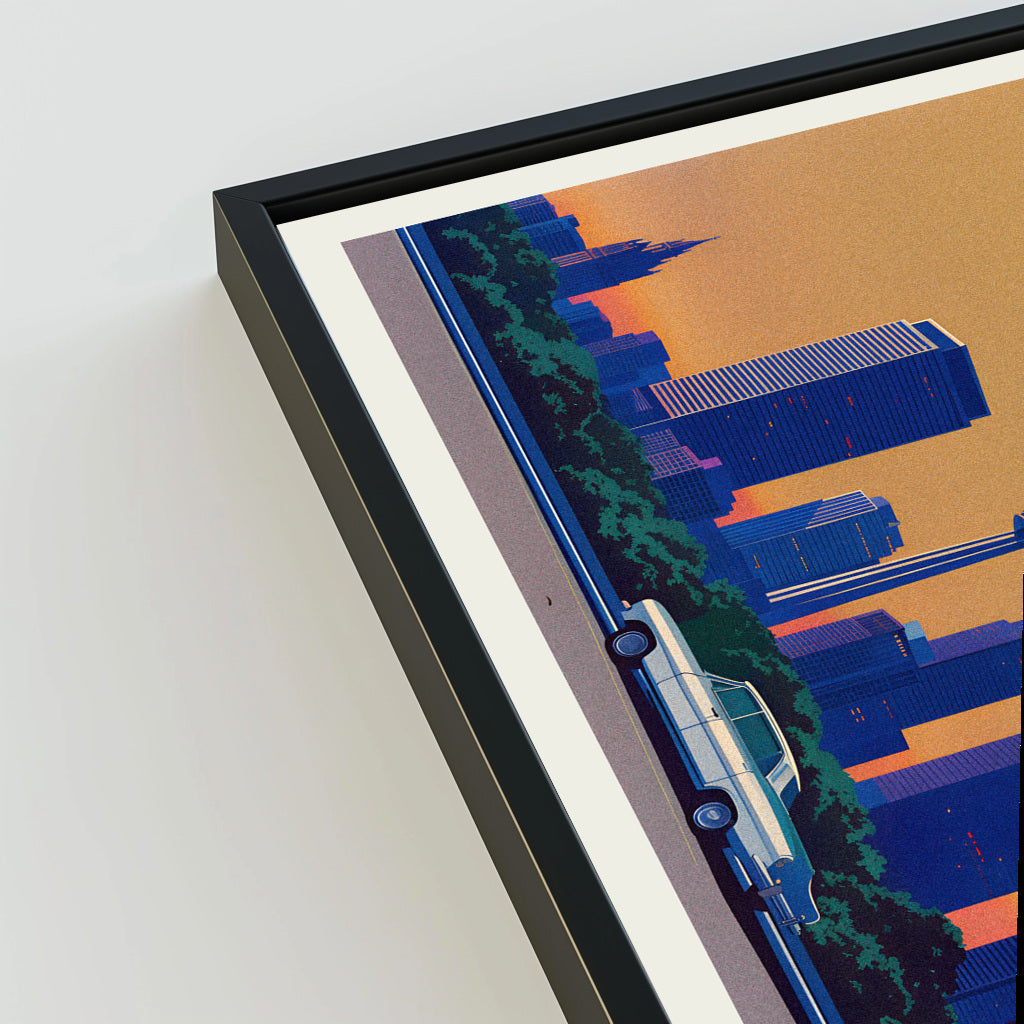 San Antonio city poster mockup 3 - frame not included