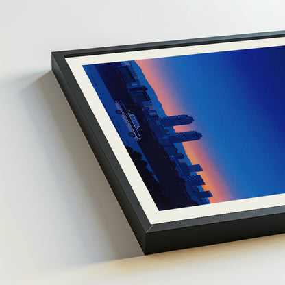 Santa Ana city poster mockup 5 - frame not included