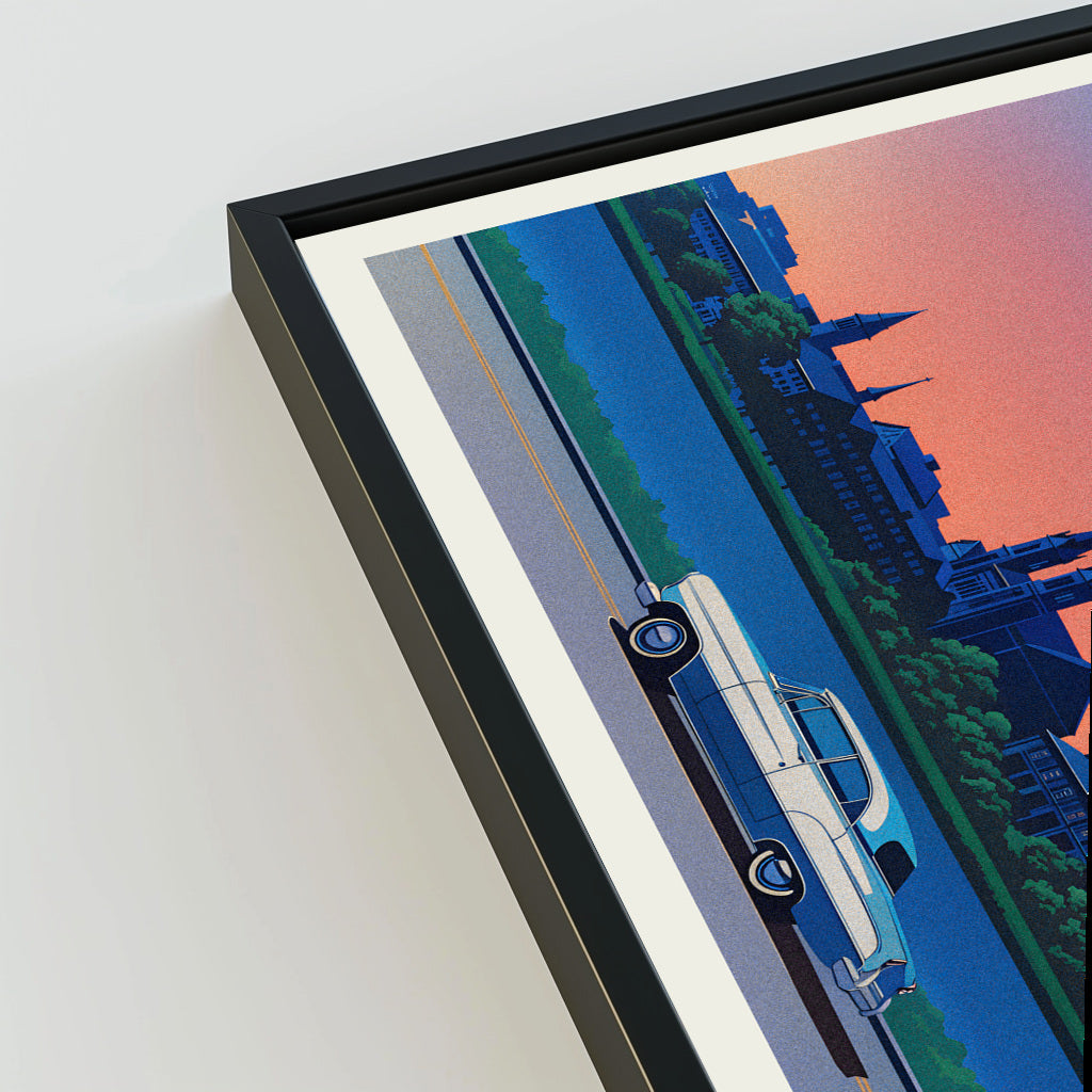 Savannah city poster mockup 3 - frame not included