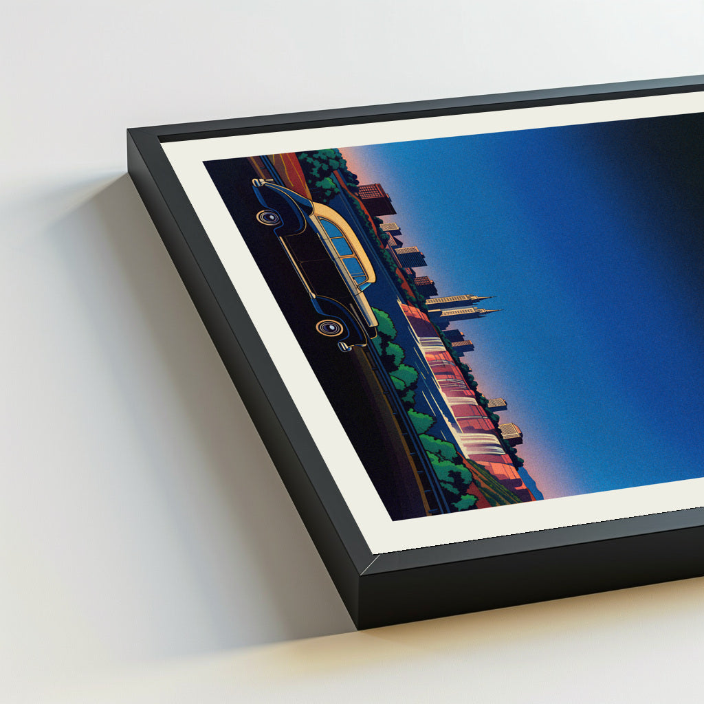 Sioux Falls city poster mockup 5 - frame not included