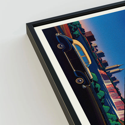 Sioux Falls city poster mockup 3 - frame not included