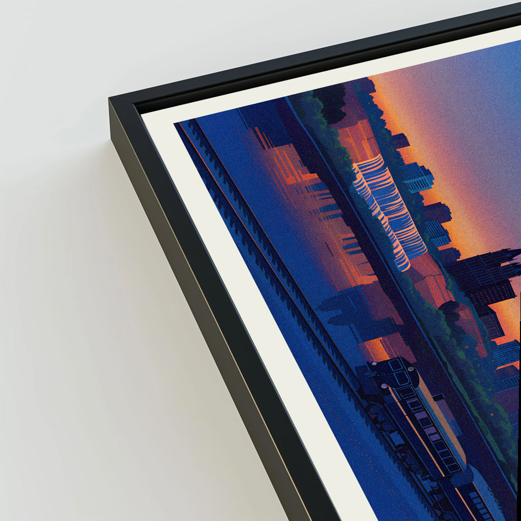 Sioux Falls city poster mockup 3 - frame not included