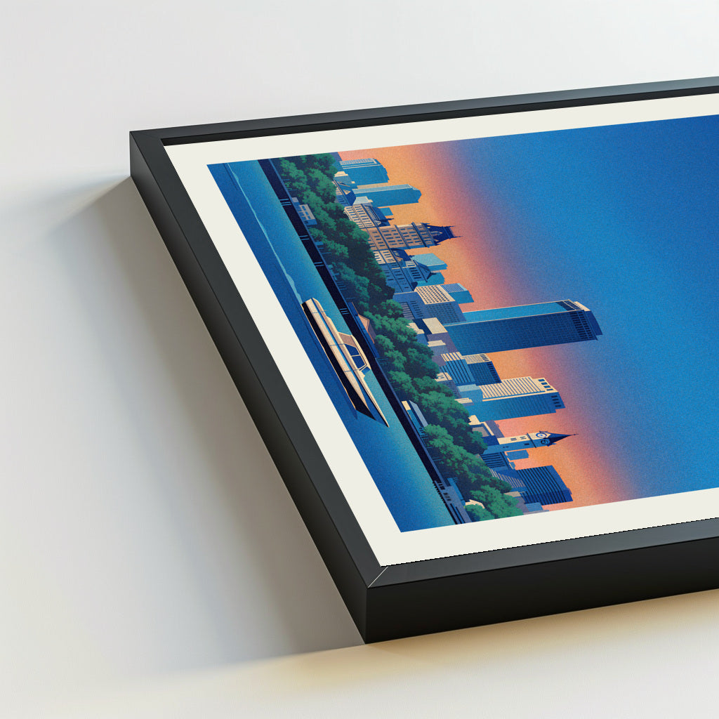 Spokane city poster mockup 5 - frame not included