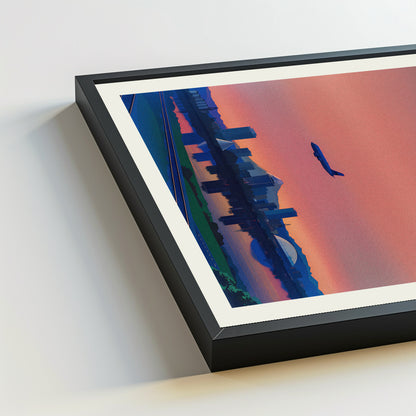 Tacoma city poster mockup 5 - frame not included