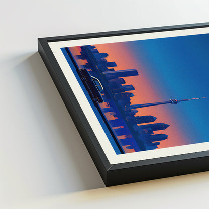 Toronto city poster mockup 5 - frame not included