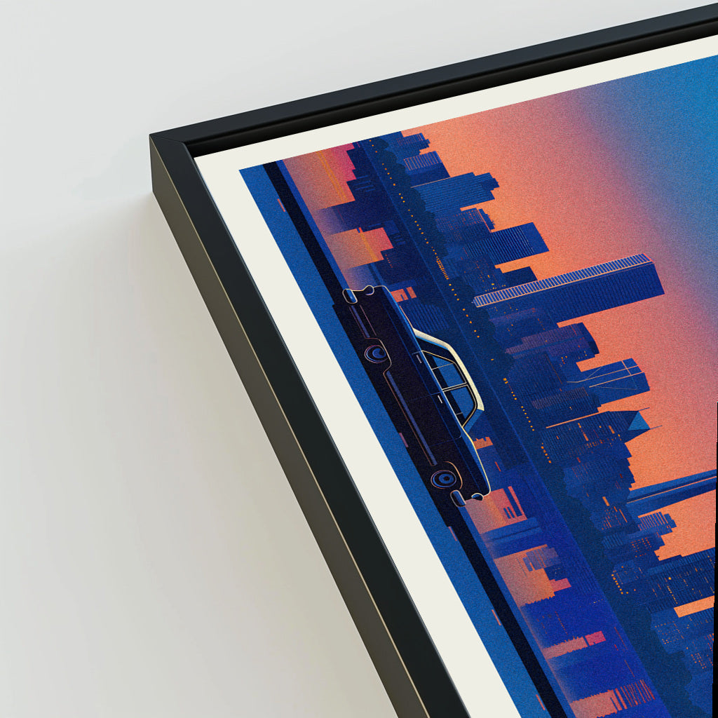 Toronto city poster mockup 3 - frame not included