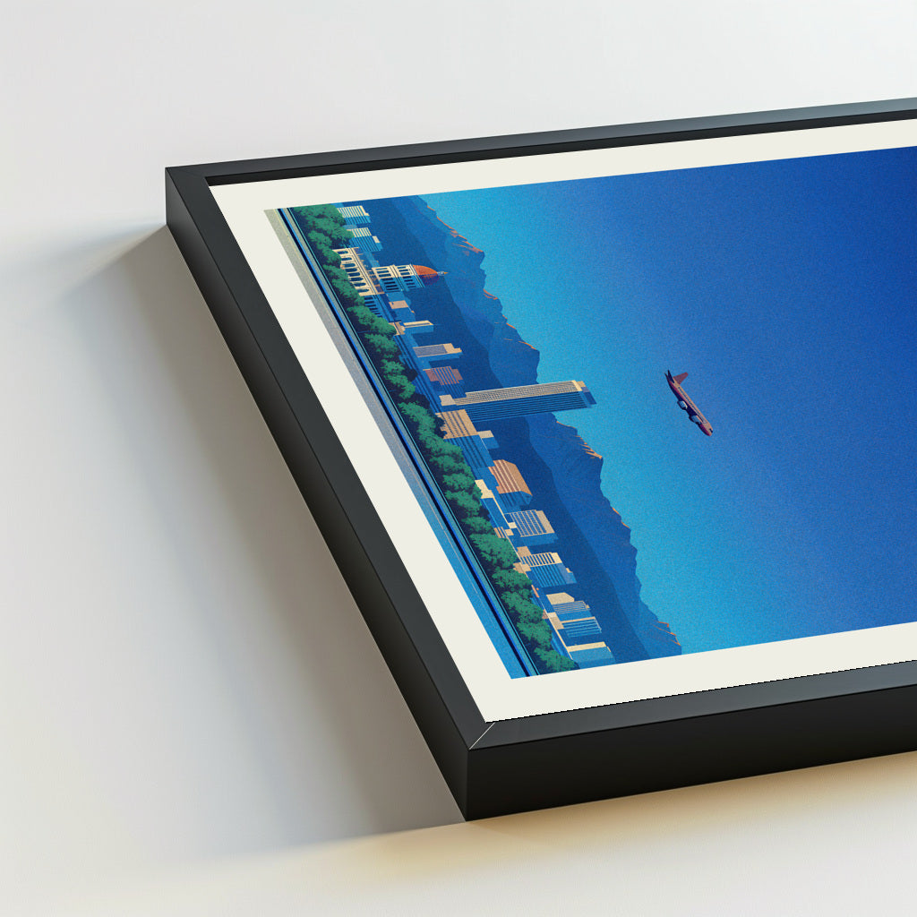 Tucson city poster mockup 5 - frame not included