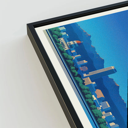 Tucson city poster mockup 3 - frame not included